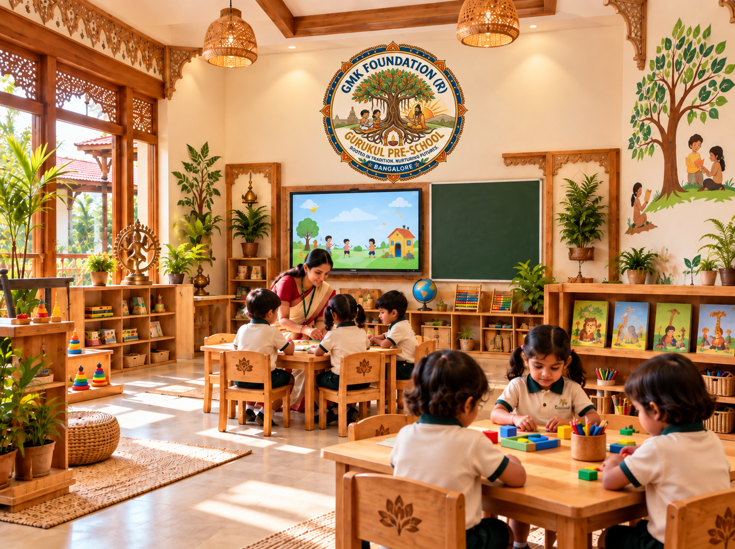 Virtual Learning Training Room Gurukul Kids - Best Preschool in Bangalore